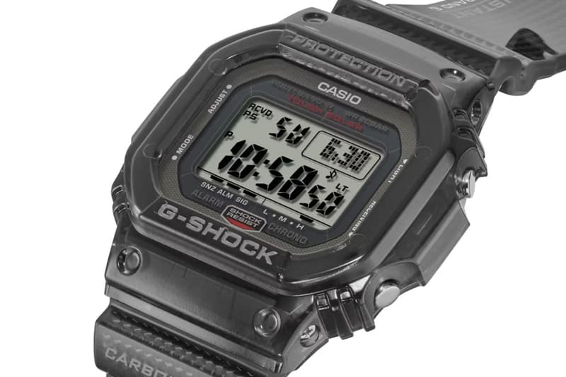 G-SHOCK Outfits Its GWS5600U-1 in Carbon Fiber and Titanium Watches