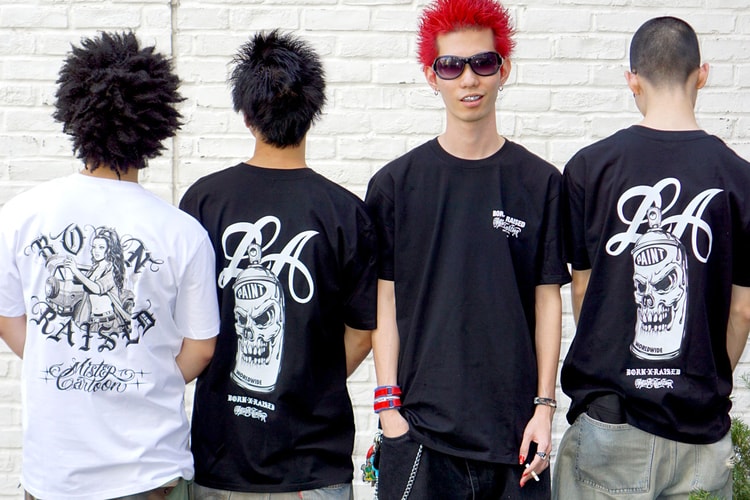 Born X Raised Taps Mister Cartoon for "Tokyo Tour 24" Collection