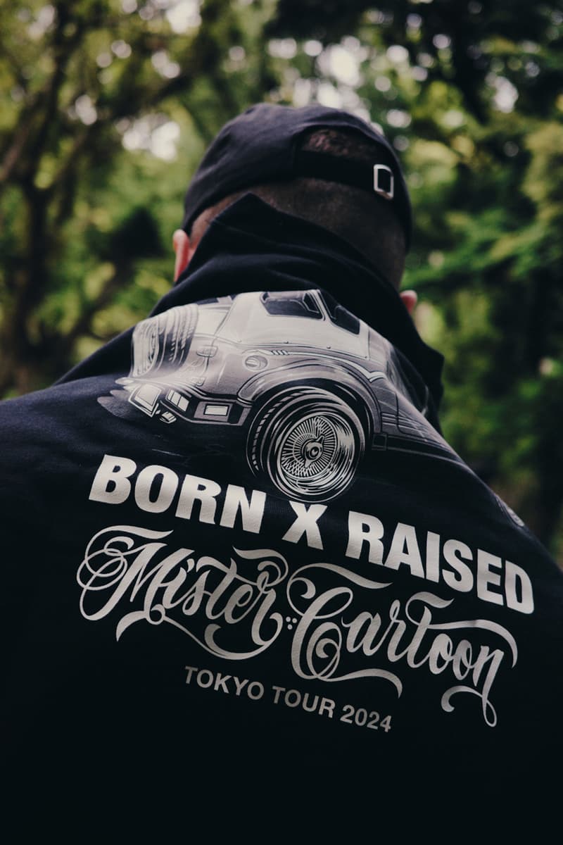 Born X Raised Taps Mister Cartoon for "Tokyo Tour 24" Collection