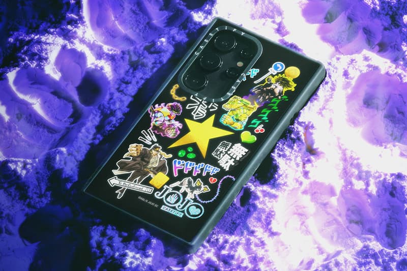 CASETiFY JoJo's Bizarre Adventure Collaboration Stardustt Crusaders Hermit Purple Thorns AirPods Max Case Release JoJo Motif Golden Chain Phone Charm Info