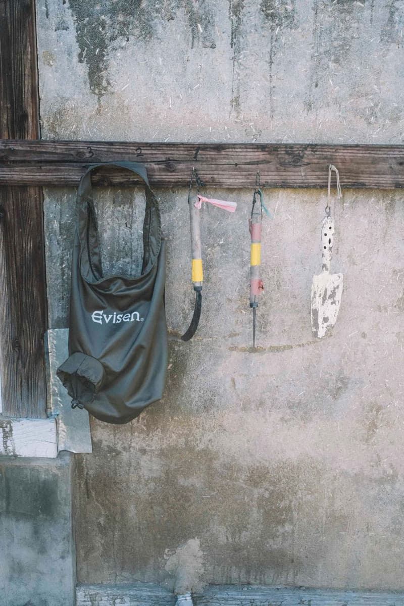 Evisen's Summer 2024 Range Offers Something for Every Scenario suicoke footwear collab collection capsule spring winter clothing apparel japanese tokyo skate skateboarding skateboards streetwear imprint store location shirt graphic lookbook bag vest collaboration sneaker slide sandal LETA-AB foot