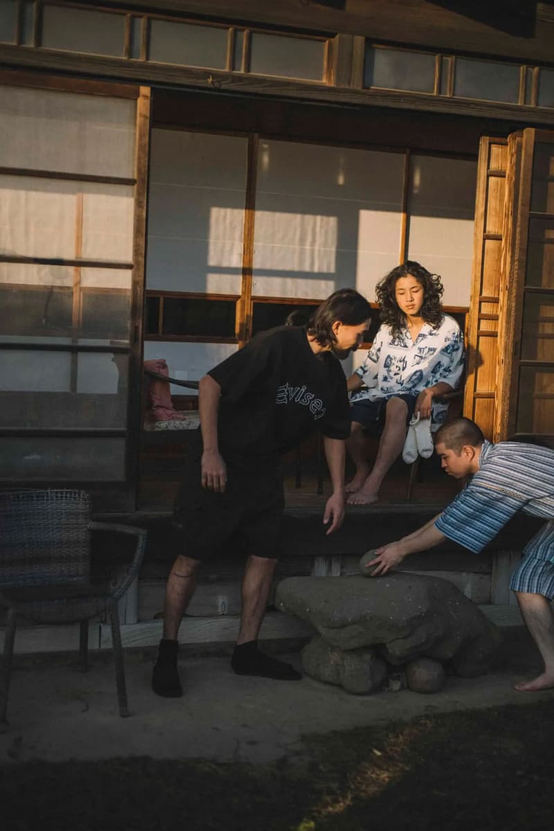 Evisen's Summer 2024 Range Offers Something for Every Scenario suicoke footwear collab collection capsule spring winter clothing apparel japanese tokyo skate skateboarding skateboards streetwear imprint store location shirt graphic lookbook bag vest collaboration sneaker slide sandal LETA-AB foot