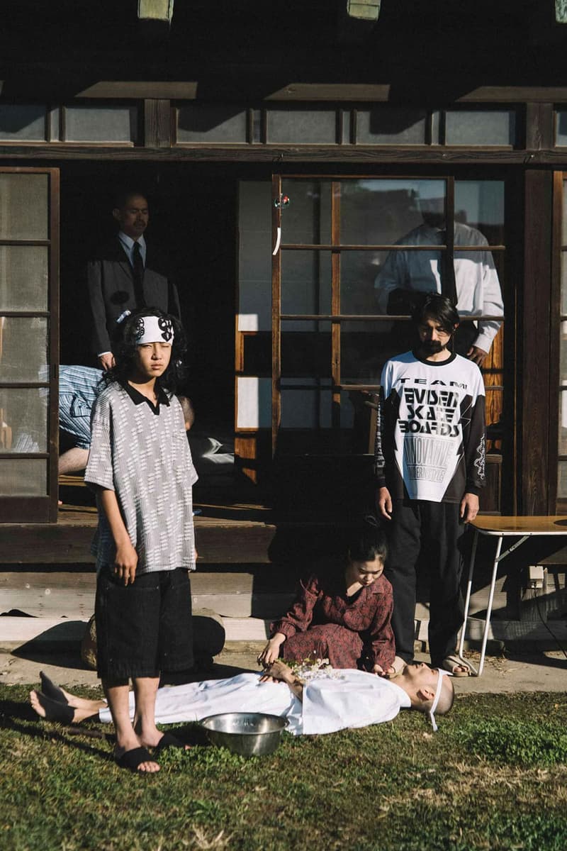 Evisen's Summer 2024 Range Offers Something for Every Scenario suicoke footwear collab collection capsule spring winter clothing apparel japanese tokyo skate skateboarding skateboards streetwear imprint store location shirt graphic lookbook bag vest collaboration sneaker slide sandal LETA-AB foot