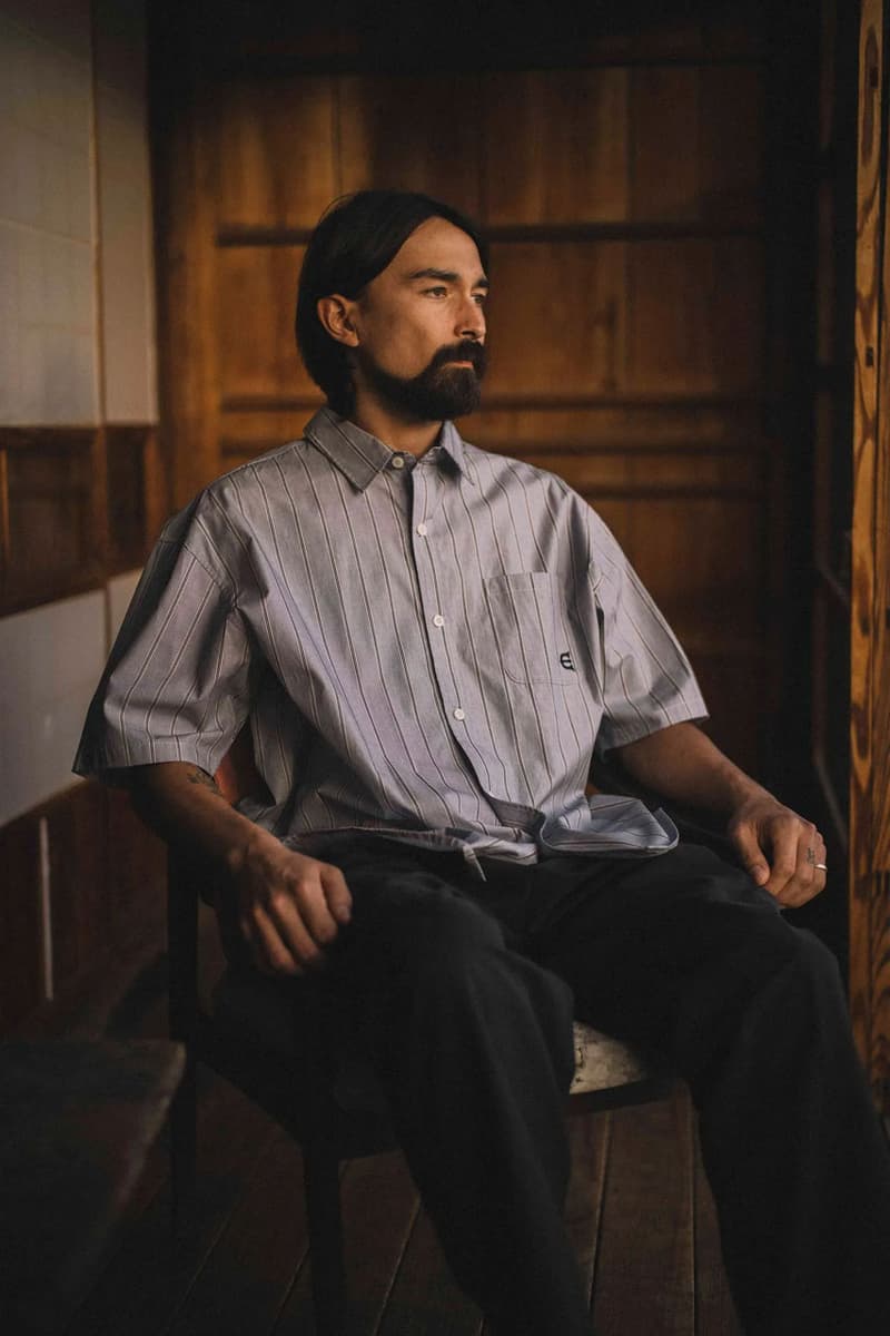 Evisen's Summer 2024 Range Offers Something for Every Scenario suicoke footwear collab collection capsule spring winter clothing apparel japanese tokyo skate skateboarding skateboards streetwear imprint store location shirt graphic lookbook bag vest collaboration sneaker slide sandal LETA-AB foot