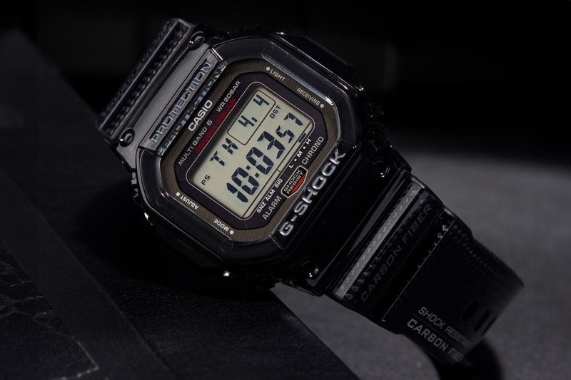 G-SHOCK Outfits Its GWS5600U-1 in Carbon Fiber and Titanium Watches