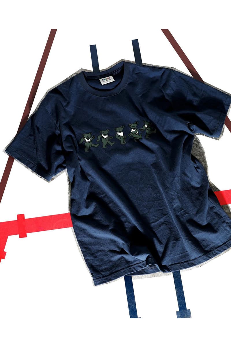 thisisneverthat Jams with The Grateful Dead Once Again collab capsule collection clothing fashion release price date link band las vegas sphere concert and co great rock music jerry garcia bob weir phil lesh mesh jersey sneakers apparel msg