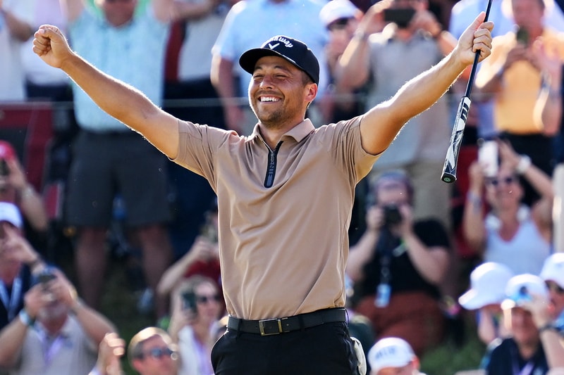 xander schauffele pga championship valhalla golf club victory win interview scottie scheffler descente japan tgl new york