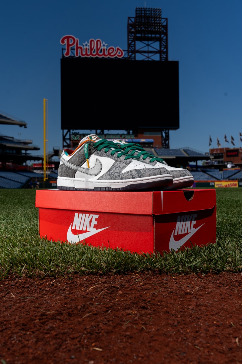Nike Dunk Low Philly Release Date info store list buying guide photos price lapstone & hammer creme philadelphia phillies