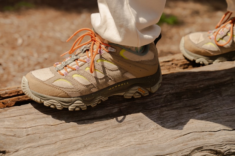 parks project merrell moab 3 hiking sneaker sustainable mushroom based material apparel collection clean up official release date info photos price store list buying guide