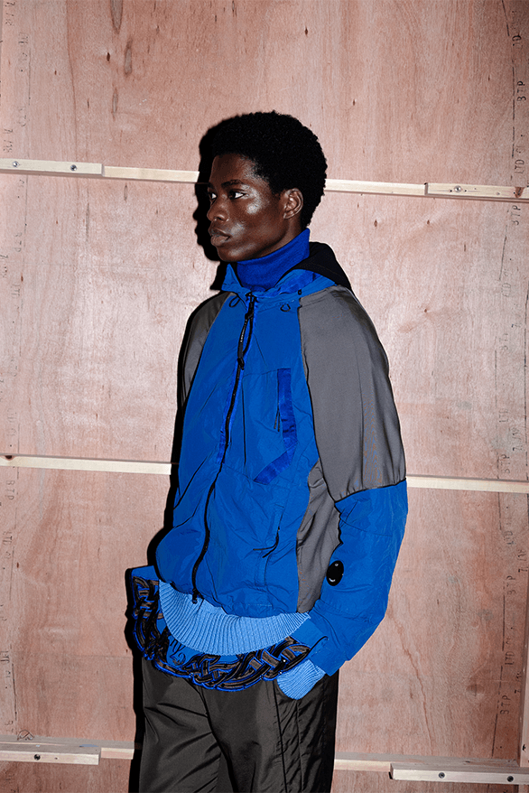 Robyn Lynch CP Company Fall Winter 2024 Collaboration menswear London fashion week runway show collection