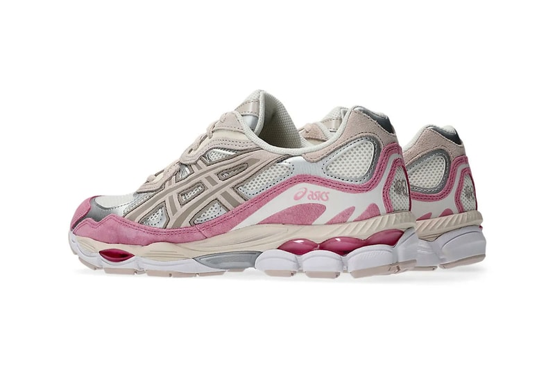 ASICS GEL NYC Strawberries and Cream cream light pink metallic silver suede 1203a383-104 Summer Release Info
