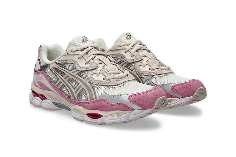 ASICS GEL NYC Strawberries and Cream cream light pink metallic silver suede 1203a383-104 Summer Release Info