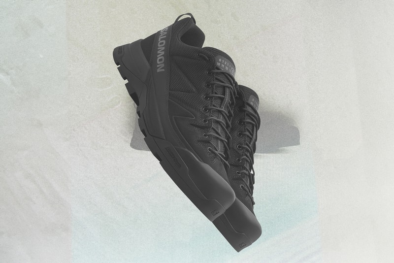mm6 maison margiela salomon sportstyle x alp sneaker collaboration black white official release date info photos price store list buying guide
