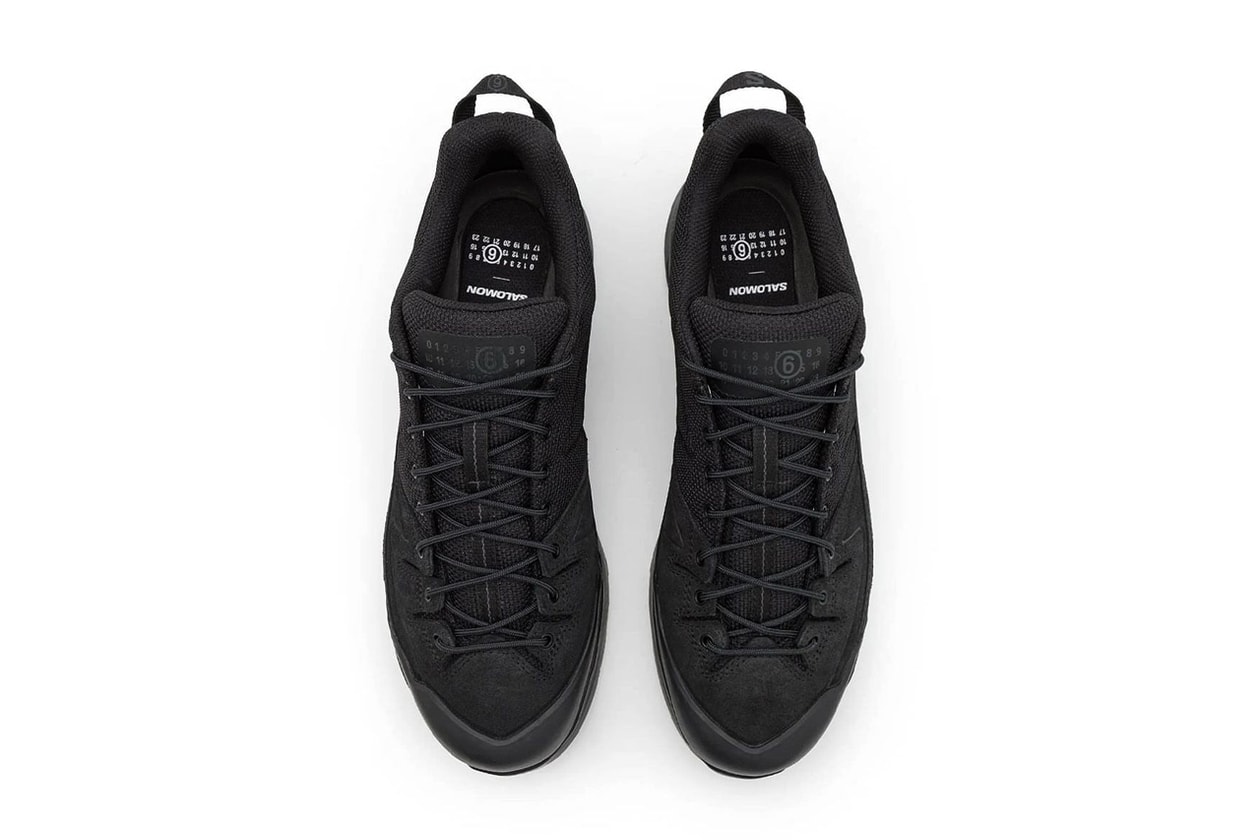 mm6 maison margiela salomon sportstyle x alp sneaker collaboration black white official release date info photos price store list buying guide