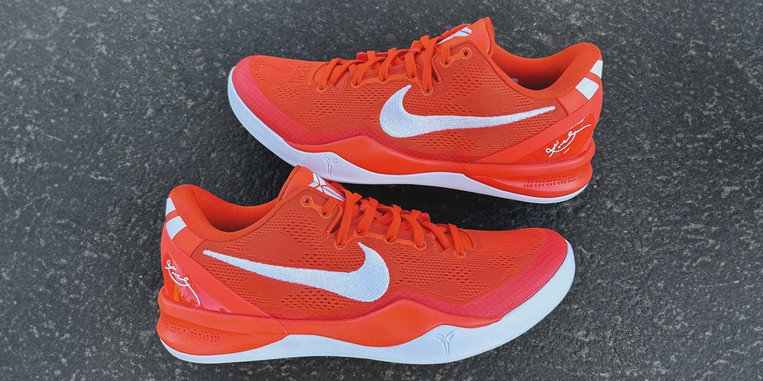 Ранний взгляд на Nike Kobe 8 Protro «оранжево-белый»