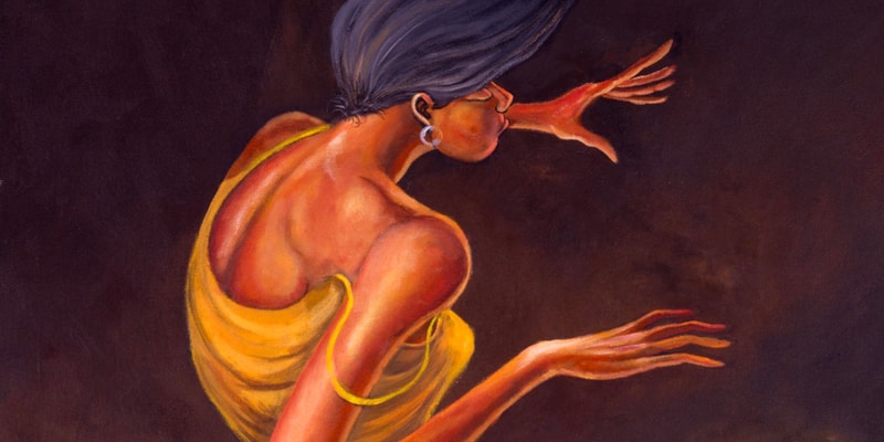 Ernie Barnes In Rapture Exhibition Ortuzar Projects - Vimarsana News