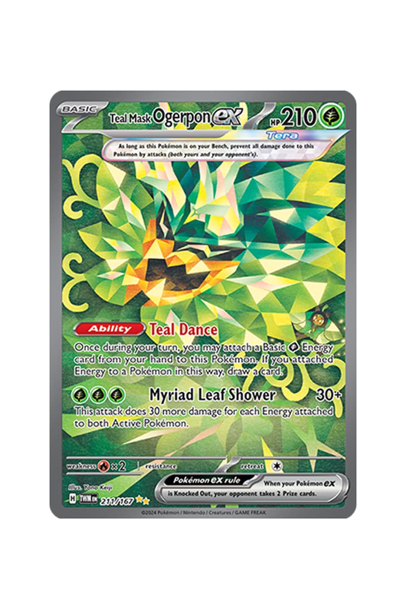 Pokémon TCG: Twilight Masquerade Illustration Rare Card List release date info store list buying guide photos price Ogerpon