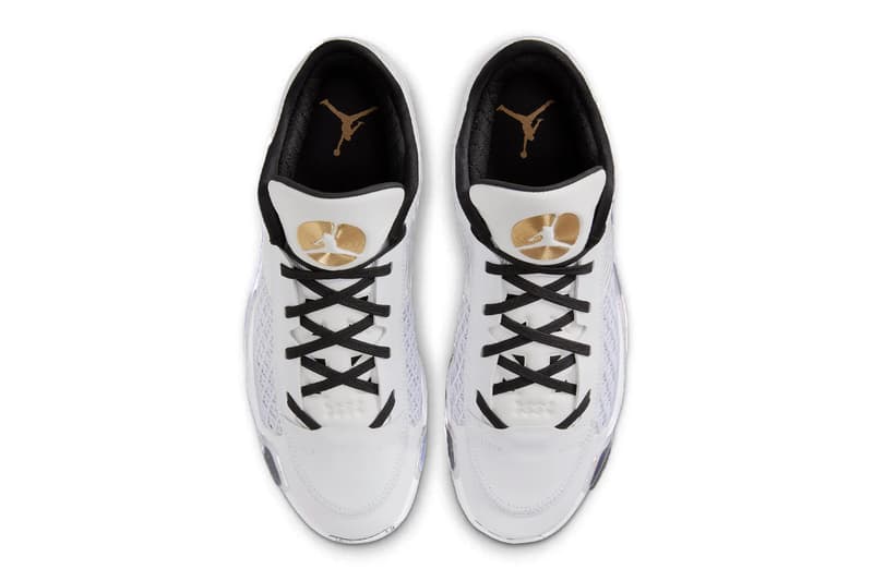 Air Jordan 38 Low White/Metallic Gold Has an Official Release Date FD2326-107 basketball shoes white/black-metallic gold june 2024 summer shoe jordan brand michael jordan jumpman nike swoosh