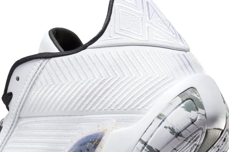 Air Jordan 38 Low White/Metallic Gold Has an Official Release Date FD2326-107 basketball shoes white/black-metallic gold june 2024 summer shoe jordan brand michael jordan jumpman nike swoosh