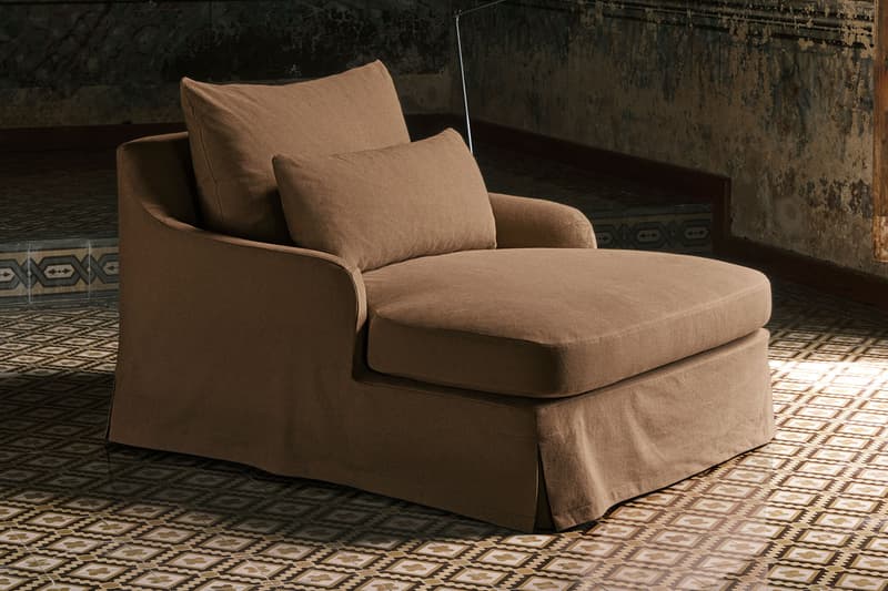 Vincent Van Duysen COLLECTION 03 Zara Home Plus Library System 01 Lounge Chair 02 Chaise Longue 01 Rug 03 Cushion 01 Info