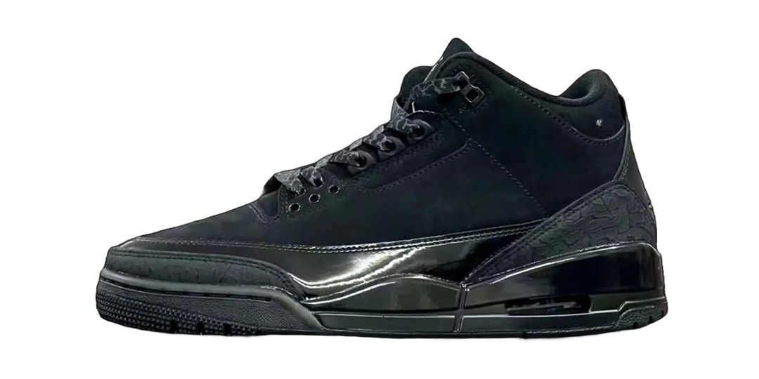 First Look at Next Year's Air Jordan 3 "Black Cat"