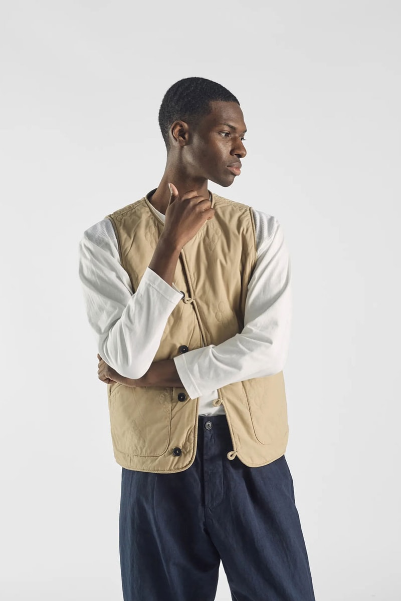 Universal Works Opens Its "Hotel Deluxe" Lookbook for the Summer capsule collection uk london across the pond nottingham link collection capsule drop release price print pattern hoodie oxford shirt button fabric suit jacket shorts pants apparel fashion staycation vacation bahamas Bridlington