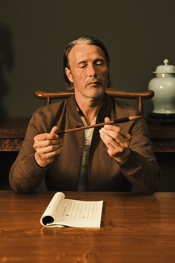 Mads Mikkelsen Ermenegildo Zegna Shanghai VILLA ZEGNA menswear installation collaboration campaign