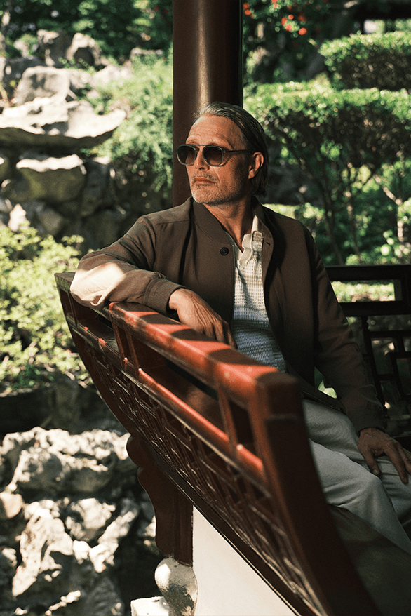 Mads Mikkelsen Ermenegildo Zegna Shanghai VILLA ZEGNA menswear installation collaboration campaign