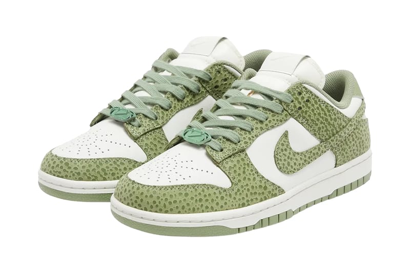 Nike Dunk Low расширяет линейку Safari новыми моделями Oil Green и Phantom