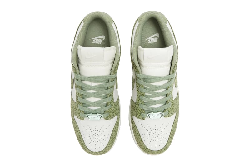 nike dunk low oil green
