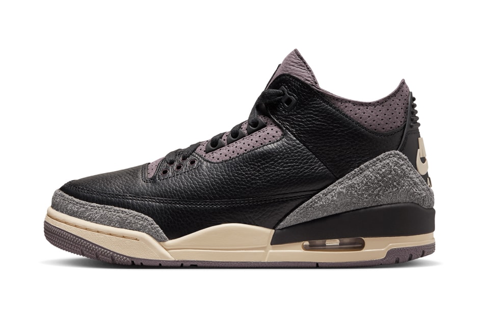 Official Images of the A Ma Maniére x Air Jordan 3 "Black/Violet Ore"