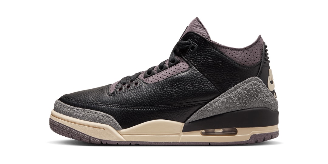 Official Images of the A Ma Maniére x Air Jordan 3 "Black/Violet Ore"