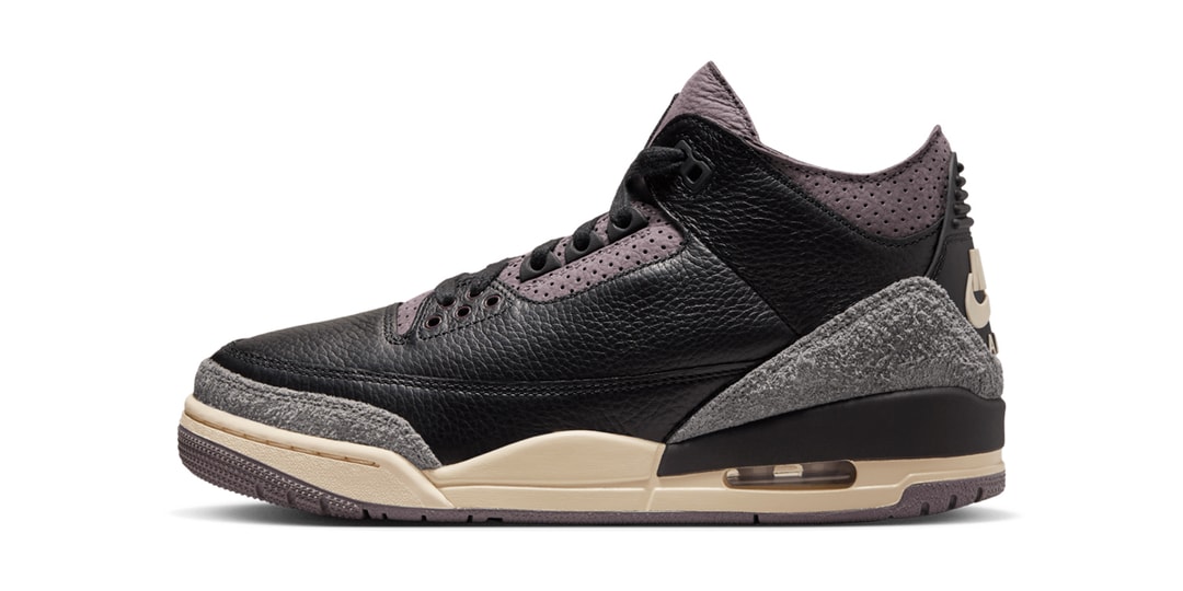 Official Images of the A Ma Maniére x Air Jordan 3 "Black/Violet Ore"