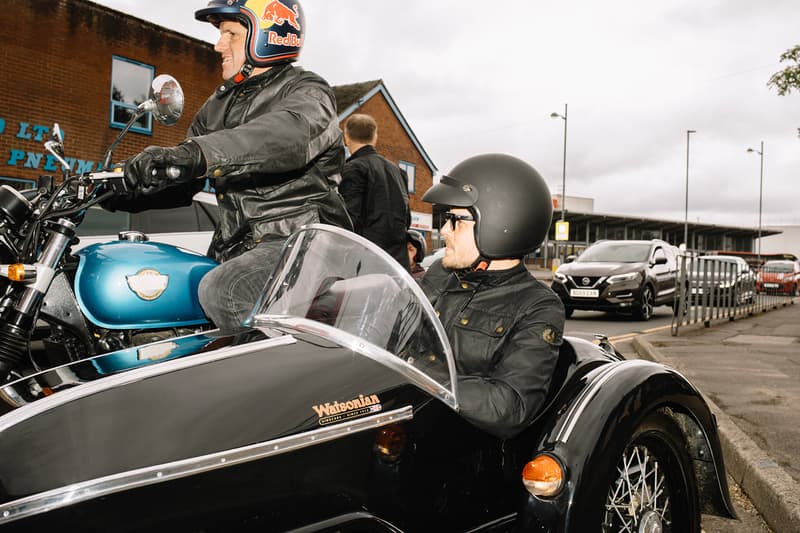 Belstaff 100 years anniversary event stoke on trent community pullman train danny lomas magus ronning cloudmaster prize fund