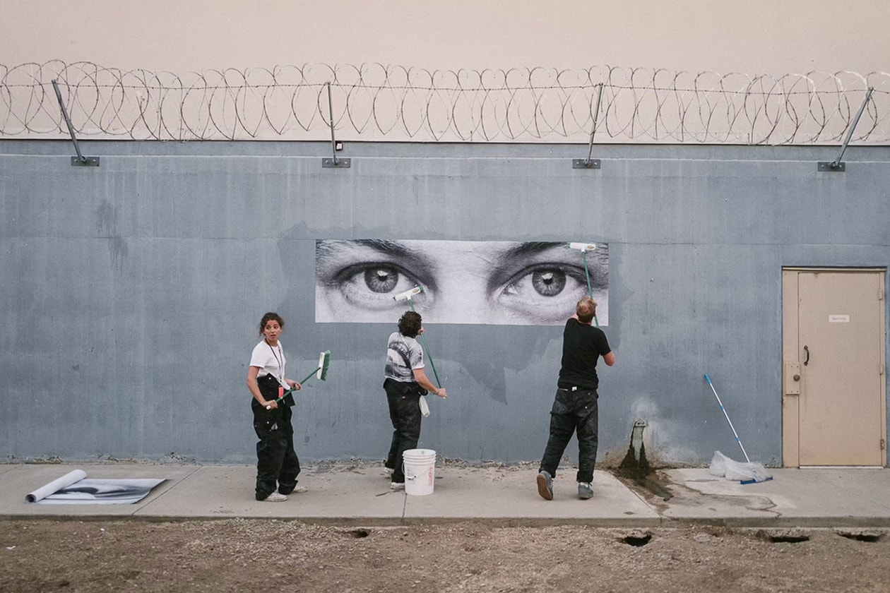 JR Tehachapi Prison Art Installation California