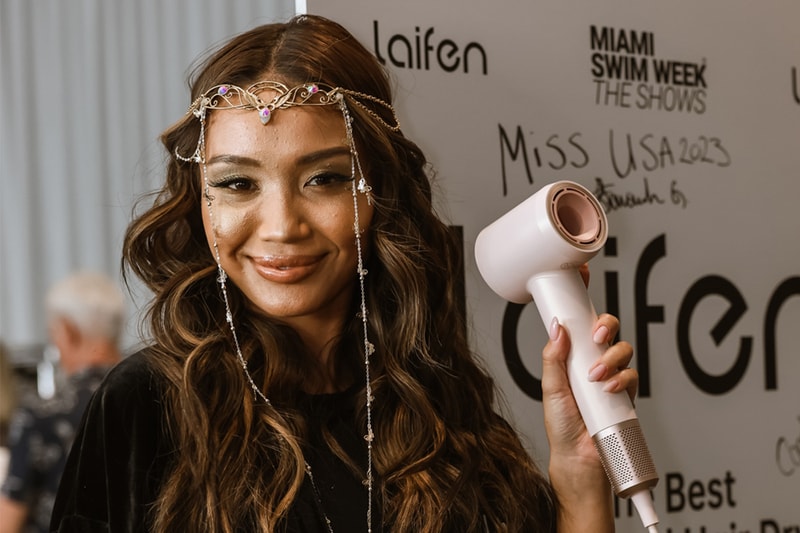 laifen swift hair dryer purple blue pink miami swim week
