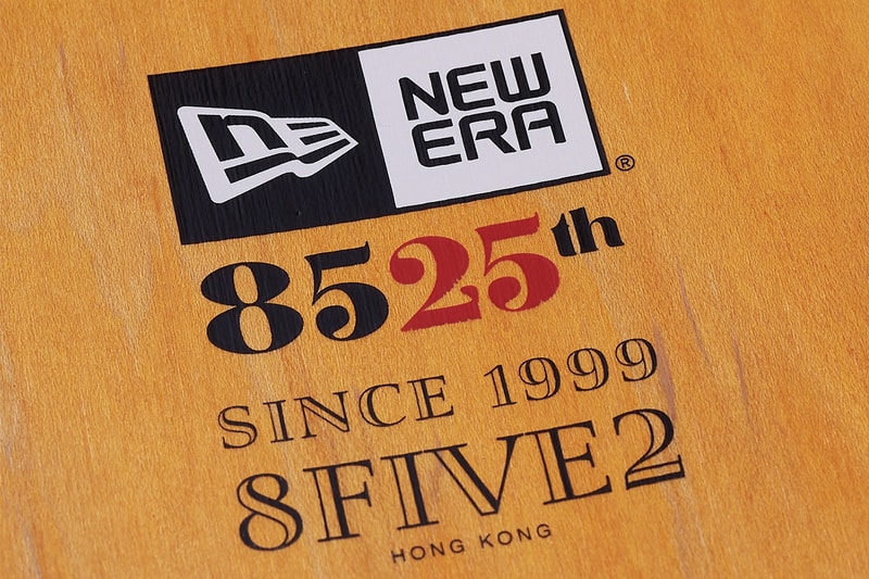 New Era 59FIFTY 70th Anniversary 8FIVE2 25th Anniversary Project 1 Collaboration Release Info Caps Skate Deck