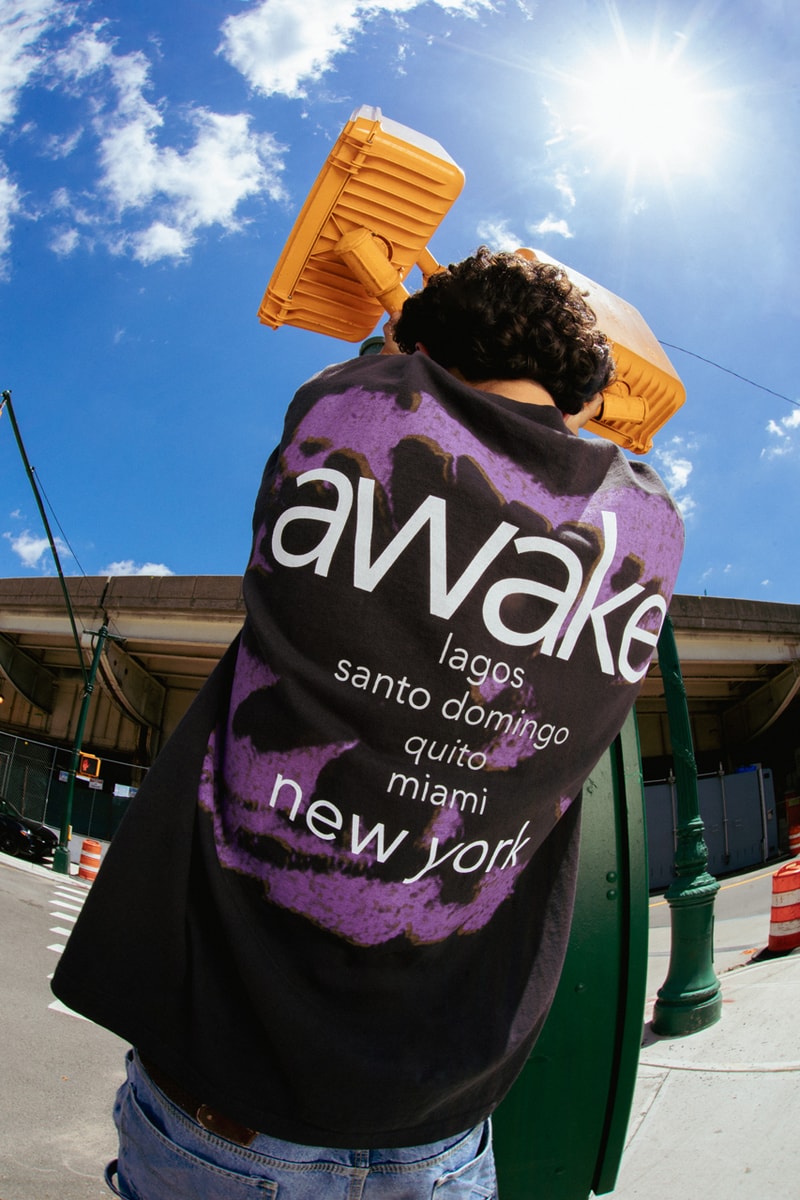awake ny new york clothing angelo baque summer 2024 t shirt tee capsule collection skuff ykk che guevera store 1st anniversary official release date info photos price list buying guide