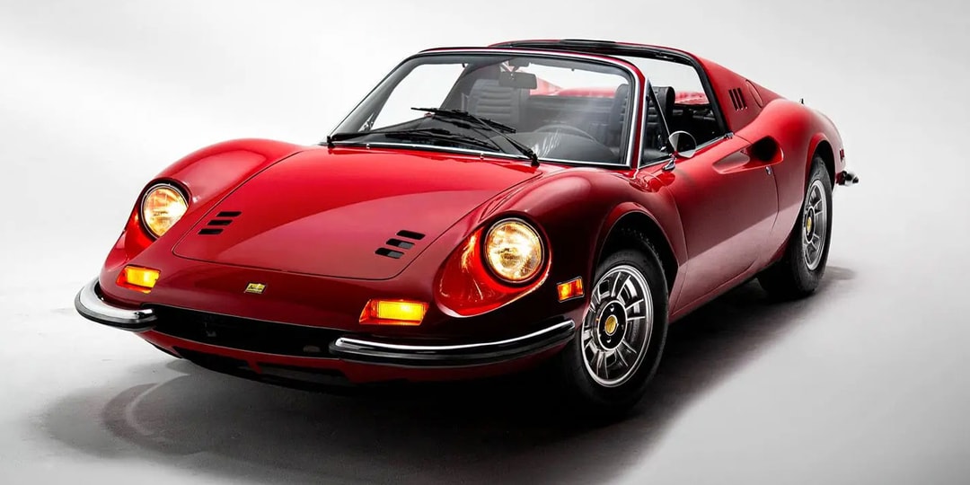 Принадлежавший Шер Ferrari Dino 246 GTS 1972 года выставлен на аукционе