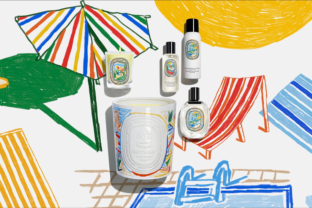 Diptyque Is Having a Mediterranean Summer collection candle scent olfactory range collection link price purchase hedonistic french perfume wick hair mist body spray website store new york city 