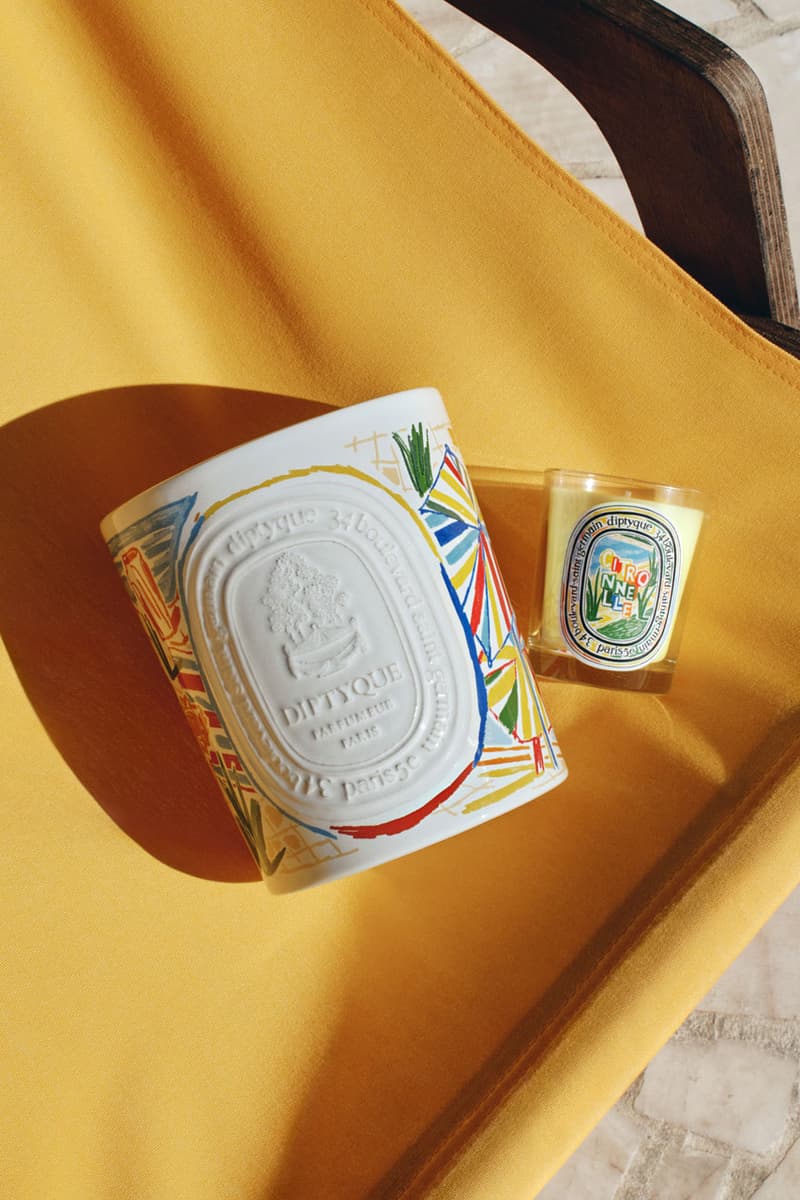 Diptyque Is Having a Mediterranean Summer collection candle scent olfactory range collection link price purchase hedonistic french perfume wick hair mist body spray website store new york city 