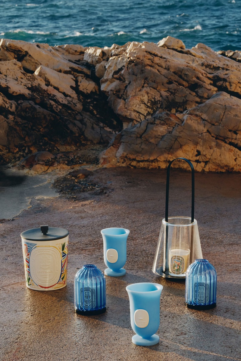 Diptyque Is Having a Mediterranean Summer collection candle scent olfactory range collection link price purchase hedonistic french perfume wick hair mist body spray website store new york city 