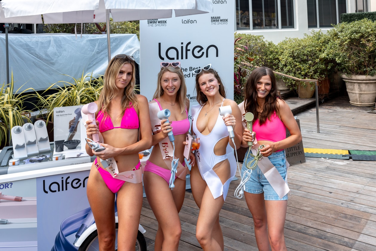 laifen swift hair dryer purple blue pink miami swim week