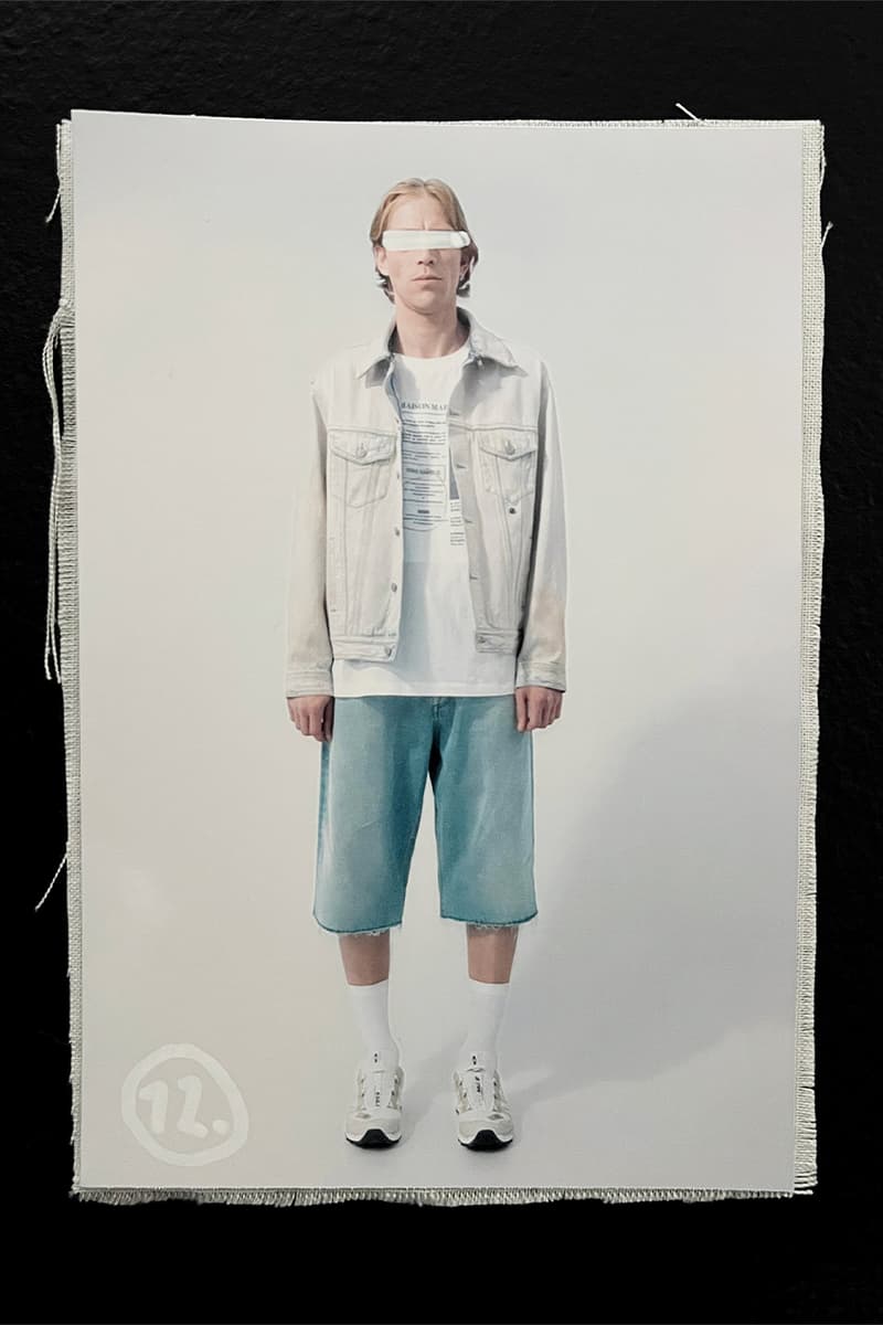 MM6 Maison Margiela  Avant-Première SS25 Reconfigures Ordinary Dress Codes womenswear menswear lookbook avp familiar leather jackets dresses denim tailoring salomon john galliano knnited sneakers salomon