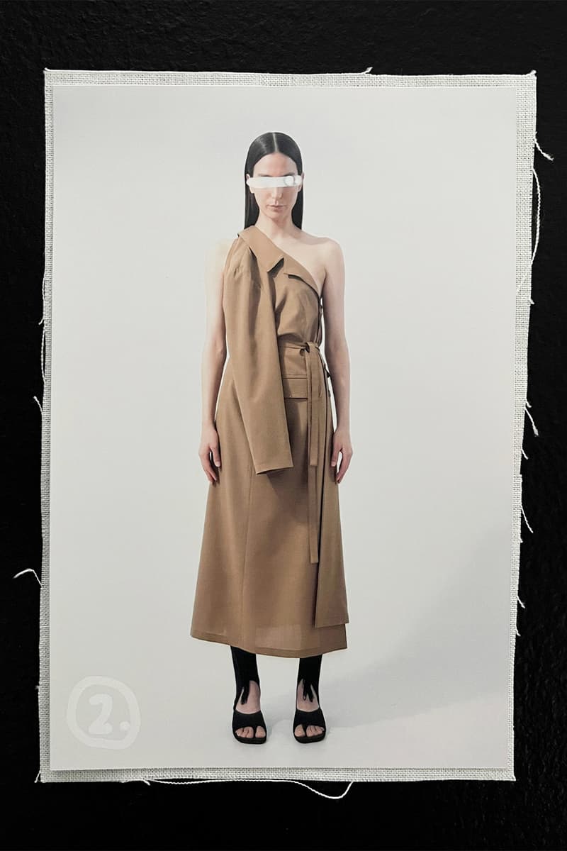 MM6 Maison Margiela  Avant-Première SS25 Reconfigures Ordinary Dress Codes womenswear menswear lookbook avp familiar leather jackets dresses denim tailoring salomon john galliano knnited sneakers salomon