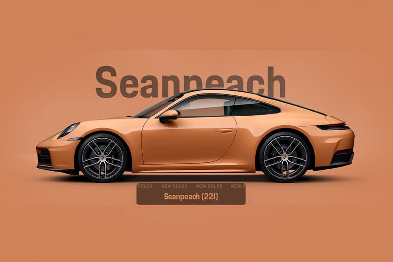 Porsche New Paint to Sample Colors Release Info