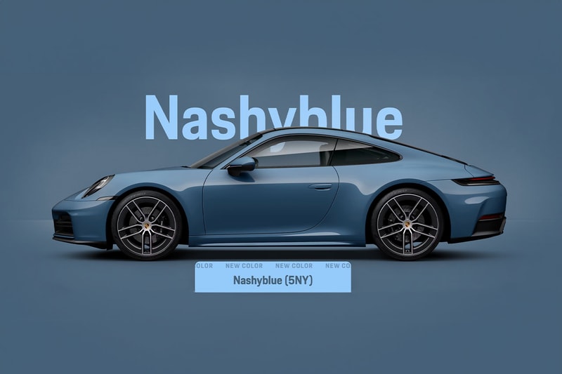 Porsche New Paint to Sample Colors Release Info