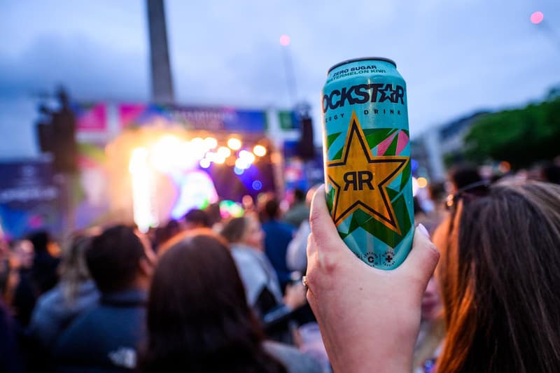 rockstar energy drink friday night show uefa champions league final rudimental trafalgar square pavegen 