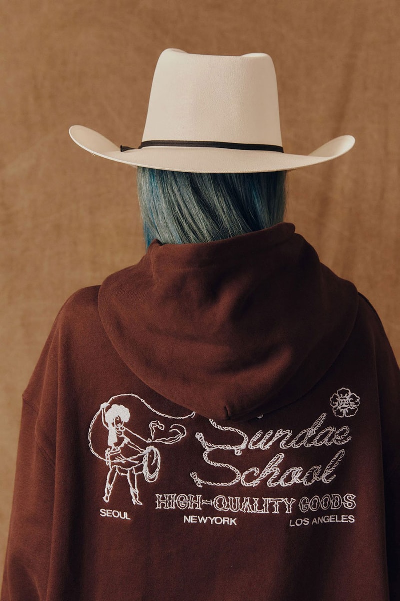 Sundae School Heads Out West For Summer 2024 collection capsule release info lookbook link purchase pants shirt graphic bandana release hoodie t shirt clothing fashion apparel korean streetwear asia narrative 