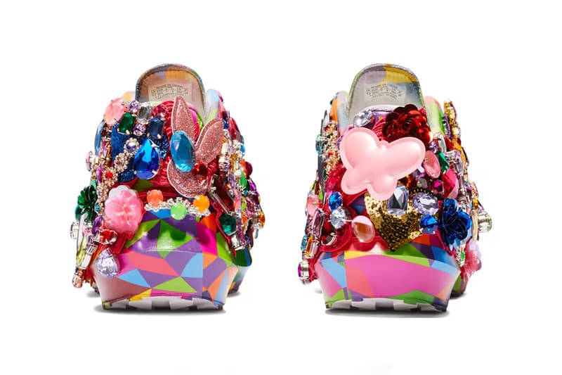 This Mutlit-Colored COMME des GARÇONS x Salomon SR811 Embellished Platform Is Perfectly Chaotic dsm dover street market london rei kawakubo paris fashion week sepetember 2023 ss24 spring summer 2024 womens collection 
